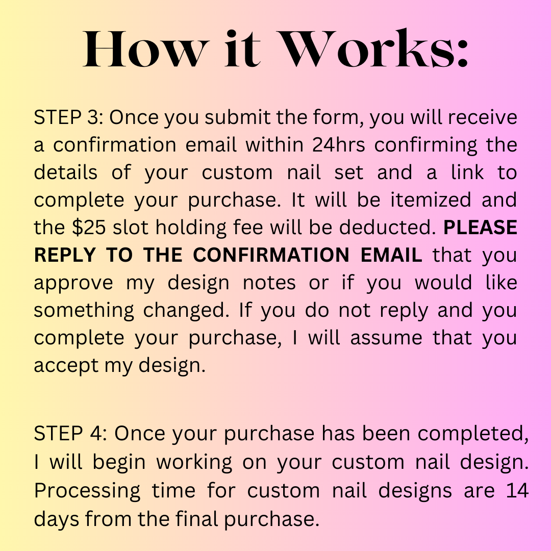 Custom Nail Order Slot